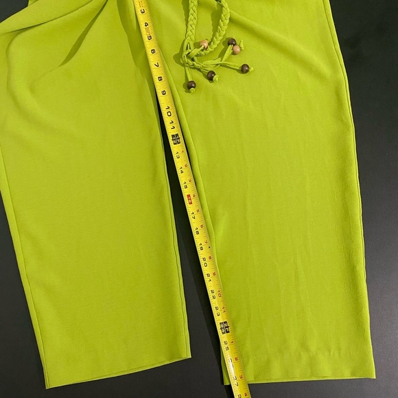 Mango NWT Jumpsuit Straight Leg Plus Size XXL Chartreuse - Picture 15 of 17